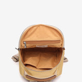 Backpack in recycled materials in beige