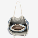 Wendbare Shopper-Tasche in Grau.