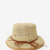 Straw hat in beige