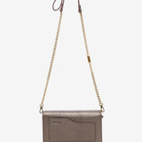 Mini crossbody bag in gold