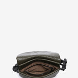 Green recycled material shoulder bag