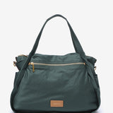 Bolso shopper en nylon verde
