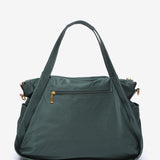 Bolso shopper en nylon verde