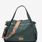 Bolso shopper en nylon verde