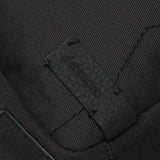 Black backpack made of recycled materials