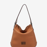 Cognac recycled material backpack-bag