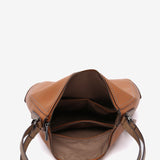 Cognac recycled material backpack-bag