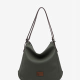 Green recycled material backpack-bag