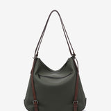 Green recycled material backpack-bag