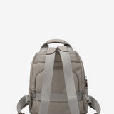 Backpack in grey recycled materials