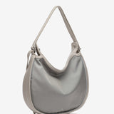 Bag - backpack in recycled materials silver