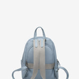 Backpack in blue recycled materials