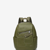 Green recycled material backpack