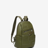 Green recycled material backpack