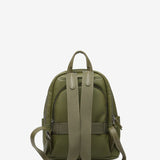 Green recycled material backpack