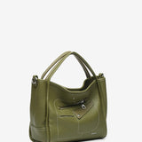 Green recycled material handbag