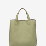 Green shopper bag made from recycled materials