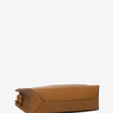 Camel recycled material shoulder bag