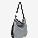 Bag - backpack in recycled materials grey