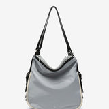 Bag - backpack in recycled materials grey