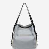 Bag - backpack in recycled materials grey