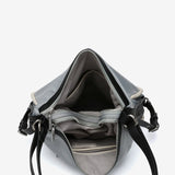 Bag - backpack in recycled materials grey