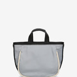 Shopper bag in grey recycled materials