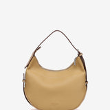 Camel shoulder bag in recycled materials