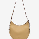 Camel shoulder bag in recycled materials