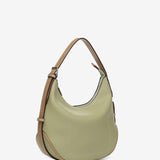 Shoulder bag in green recycled materials