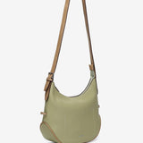 Shoulder bag in green recycled materials