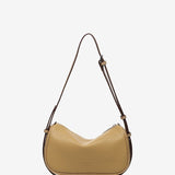 Camel recycled material shoulder bag