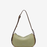 Green recycled material shoulder bag