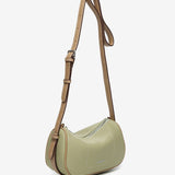 Green recycled material shoulder bag