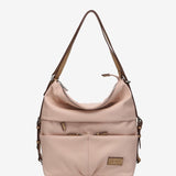 Tasche - Rucksack aus recyceltem Material in Rosa.