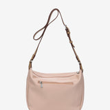 Pink recycled material crossbody bag