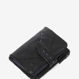 Small black leather wallet