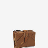 Small wallet in cognac leather