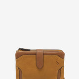 Medium amber leather wallet