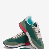 Women's shoe in dark green