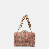 Clutch de festa en camel