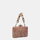 Clutch de festa en camel