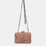 Clutch de festa en camel