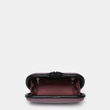 Purple party clutch