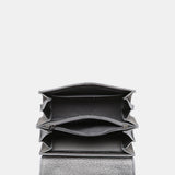 Silver party shoulder bag