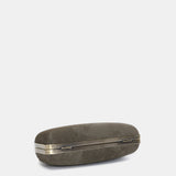Clutch en terciopelo verde