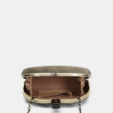 Clutch en terciopelo verde