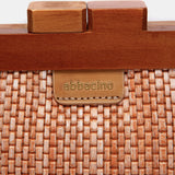 Orangefarbene Party-Clutch
