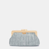 Blaue Party-Clutch