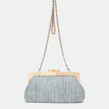 Blaue Party-Clutch